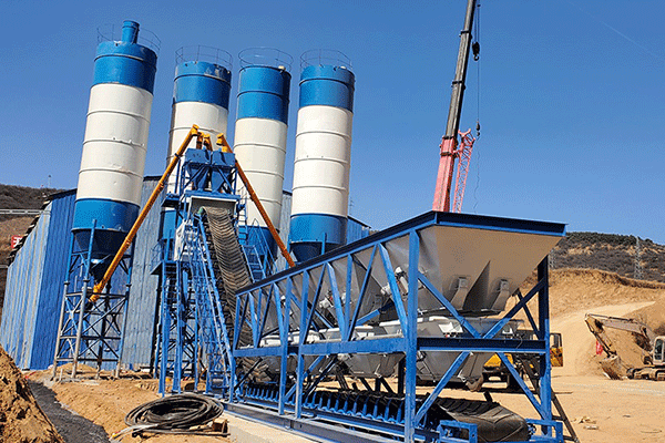 Foundation-free Concrete Mixing Plant