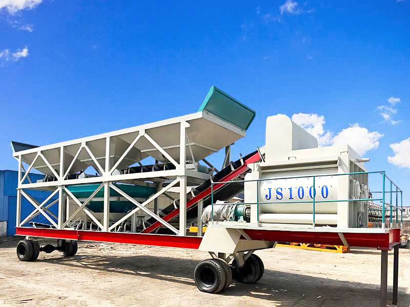 YHZS50F强制式移动搅拌站