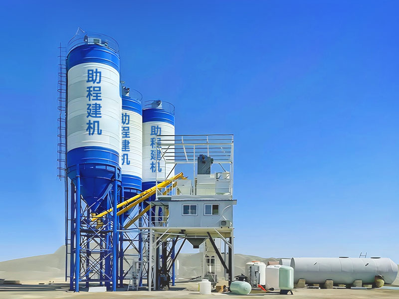 助程HZS180混凝土搅拌站在山西